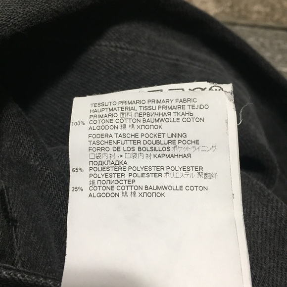 Maison Margiela MM6 Straight Button Fly Jeans Women’s 42 Gray Raw Hem Romania - Picture 12 of 15